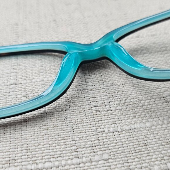 Kate Spade Women Eyeglasses PAXTON Frames Blue Tortoise Square Glasses Only - Picture 12 of 15